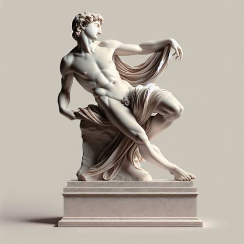 Dynamic Pose Sculpture: Ancient Greek & Roman Art Inspiration