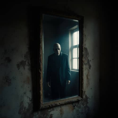 Ancient Mirror in a Dusty Room | Spooky Atmosphere