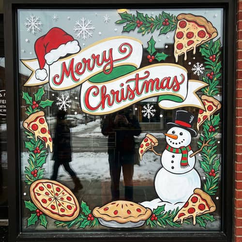 Eye-Catching Christmas Window Painting Ideas Eye-Catching Christmas Window Painting Ideas