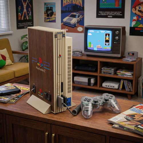 Retro Gaming PlayStation 2 Console Retro Gaming PlayStation 2 Console