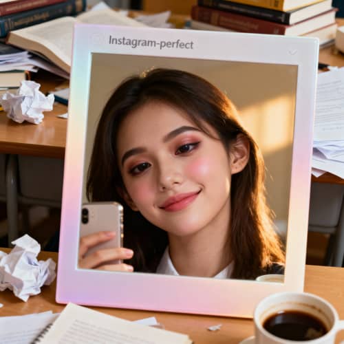 The Duality of Self: Capturing the Instagram Illusion