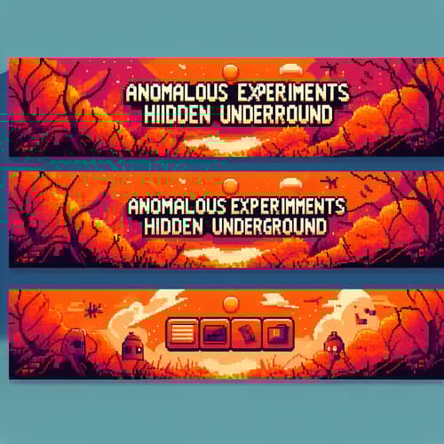Anomalous Experiments Hidden Underground | Gaming Community Banner