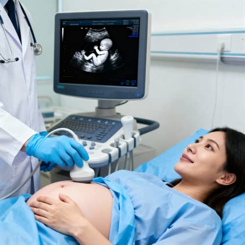 Baby Radiographer Ultrasound Exam Baby Radiographer Ultrasound Exam