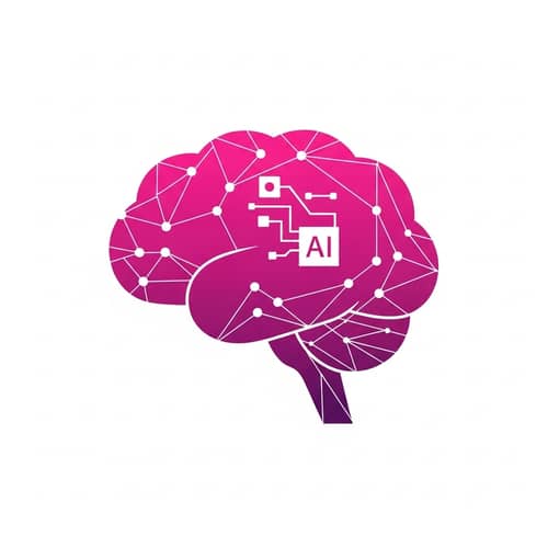 AI Project Management Icon in Magenta