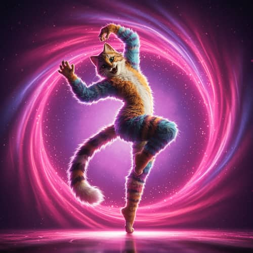 Transform Into a Cat and Dance