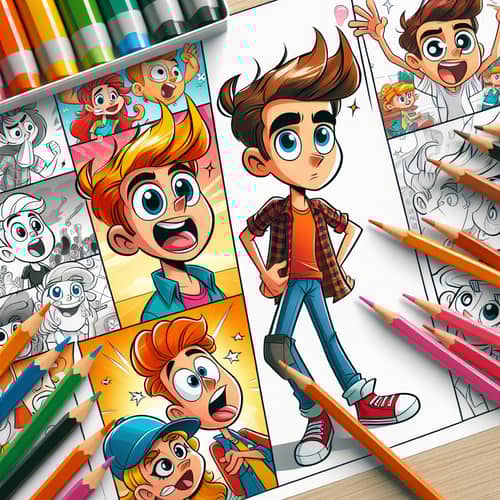 Creative Cartoon Character | Vibrant Saturday Morning Art Style