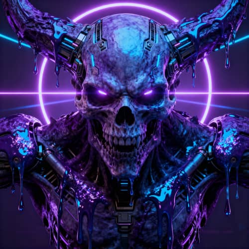 Evil Cyberpunk Demonic Super Monster