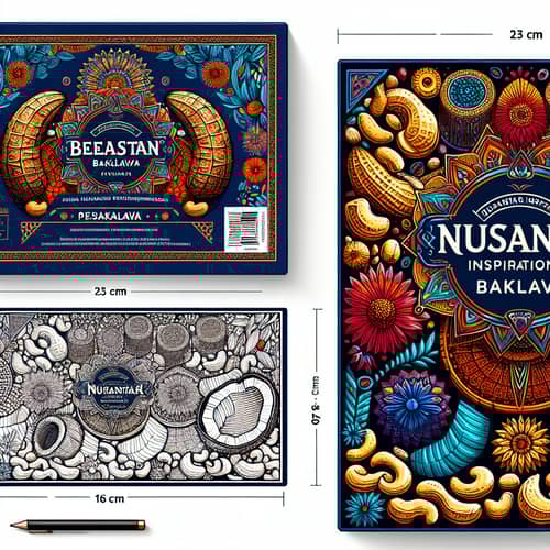 BEESAN's Premium Baklava Packaging Design - Indonesian-Inspired Artistry