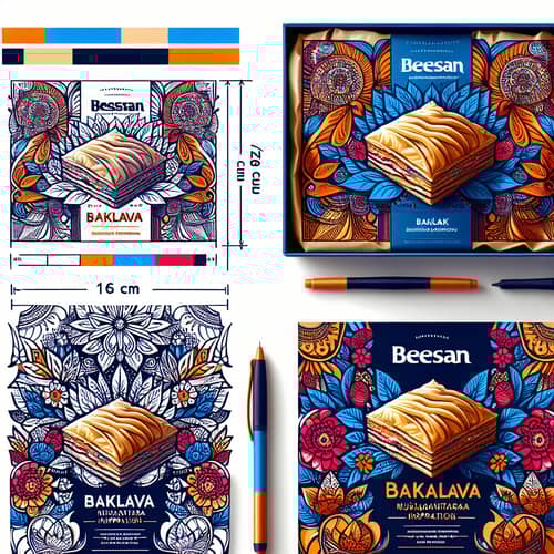 Luxurious Baklava Packaging Inspired by Indonesia - BEESAN Nusantara