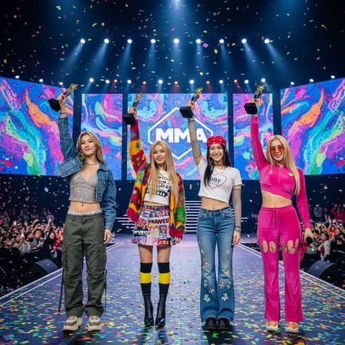K-pop Y2K Fashion: 4 Women Win at MMA Awards