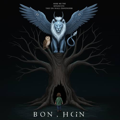 Dark Fantasy Book Cover Design - Enchanted Forest