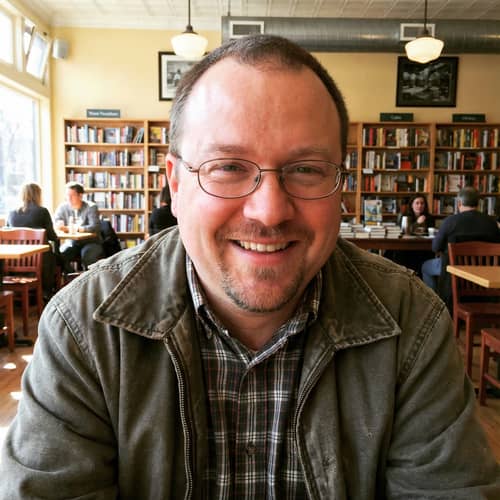 Chubby Man with Goatee & Glasses – A Profile Chubby Man with Goatee & Glasses – A Profile