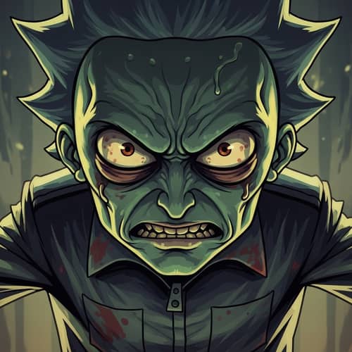 Evil Morty: Angrily Looking at You