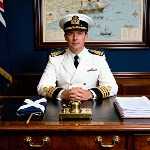 Royal Navy Commander Officer Portrait Royal Navy Commander Officer Portrait