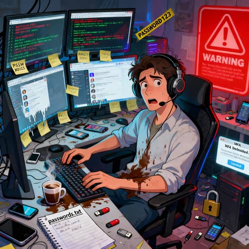 Worst Cyber Team Member: A Humorous Caricature Worst Cyber Team Member: A Humorous Caricature