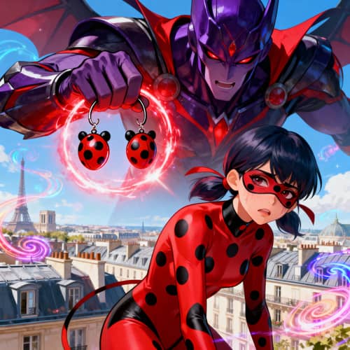 Ladybug Meets Valtor: The Ultimate Power Clash