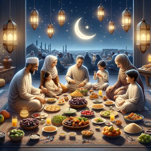 Traditional Ramadan Evening: Family Iftar Gathering