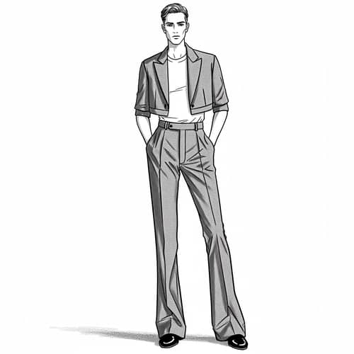 Sophisticated Men's Fashion Sketch & Style Inspiration