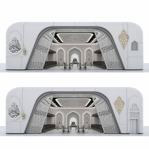 Modern Mecca Metro Station Inspired by Zaha Hadid