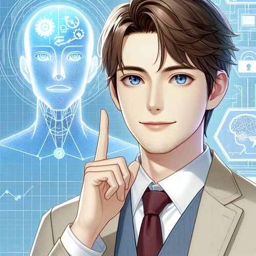 Smart & Charming Male AI Character - Proficient Male AI