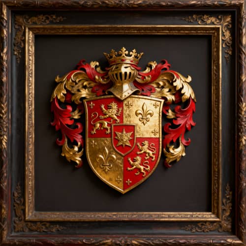 Explore Family Crests and Heraldry Art