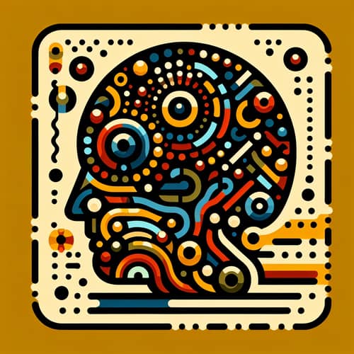 AI-Powered Image Generation Icon in Warm Tones
