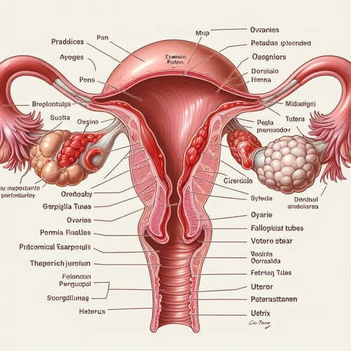 Female Reproductive System: Anatomical Illustration