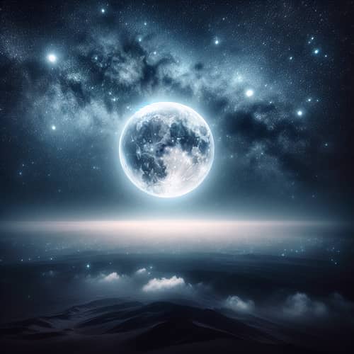 Stunning Moon and Starry Night Sky Photography Display