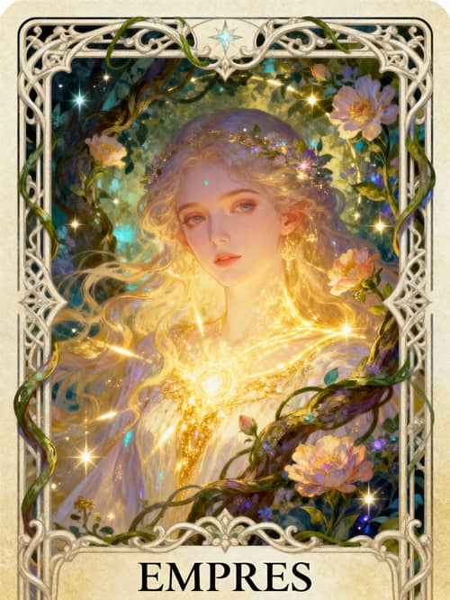 Mystical Tarot Card: The Empress Design Mystical Tarot Card: The Empress Design