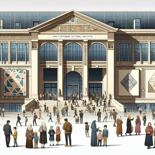 Grand Old Styled Architecture School & Museum | VKHUTEMAS Style