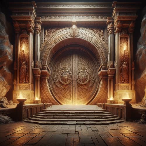 Dwarven Hall Entrance: Craftsmanship and Glory
