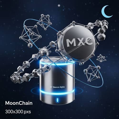 3D NFT Design for Moonchain - IoT Beacon Alpha & MXC