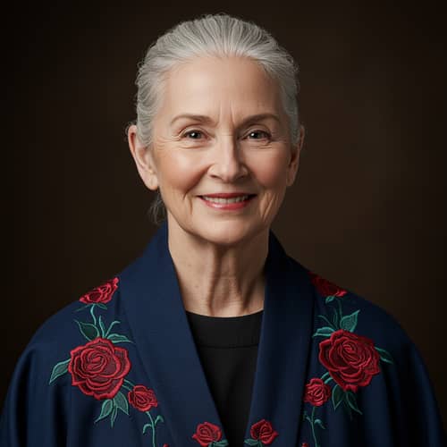 Wise High Priestess with Graceful Robe