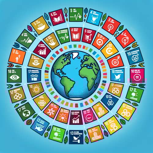 Sustainable Development Goals Illustration: 17 Icons & Symbols