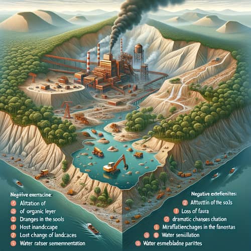 Negative Impacts of Large-Scale Mining on Environment