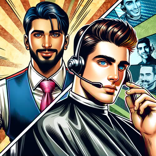 Tech-Savvy Barber Team: Traditional Barbering Meets Technology