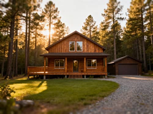 Charming Two-Story Cabin in the Woods Charming Two-Story Cabin in the Woods