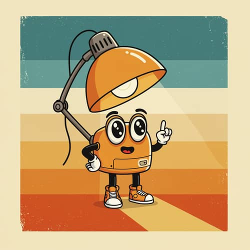 Meet PANITAN: Your Creative 80s Mascot Lamp