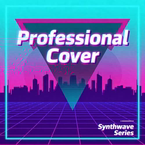 Professional Synthwave Style Cover Design