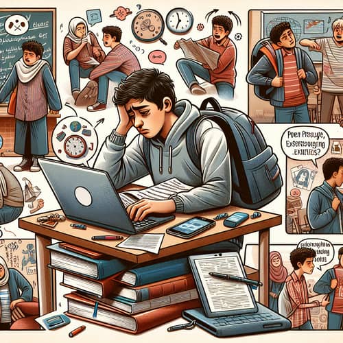 Teenage Student Struggles: Academic Pressure & Emotional Challenges