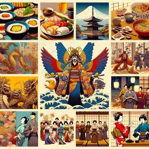 Cultural Collage of Japan: Food, Art, Drama, Dance, Music