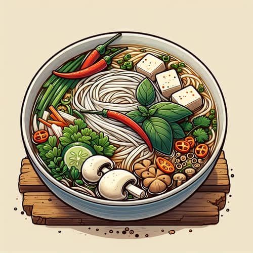 Delicious Vietnamese Noodles at 100,000 VND | Fresh Ingredients