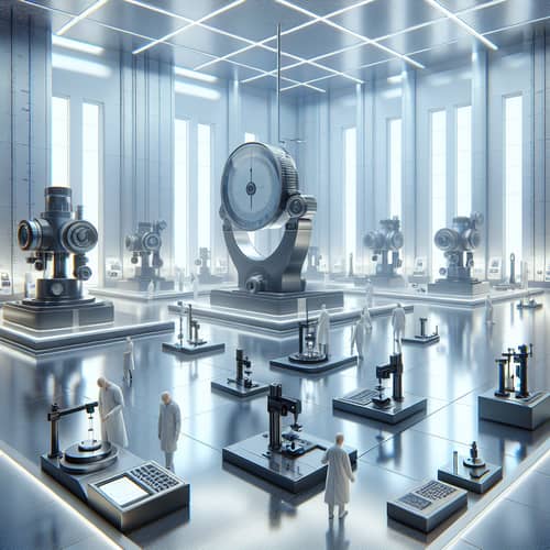 Sleek Metrology Scene | State-of-the-Art Lab Imagery
