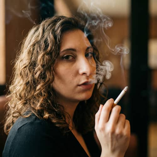 Captivating Portrait of a Brunette Model