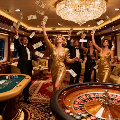 Luxury Yacht Casino Party: Glamorous Lifestyle