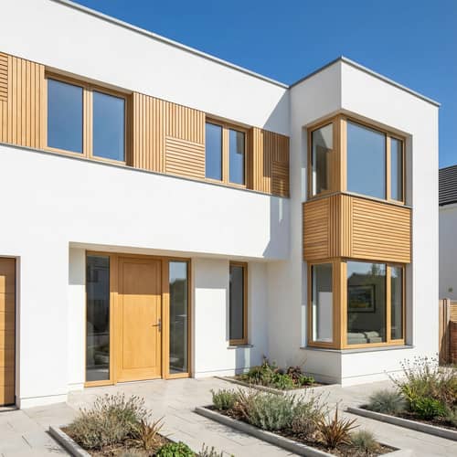 Modern White House Facade Design Ideas Modern White House Facade Design Ideas