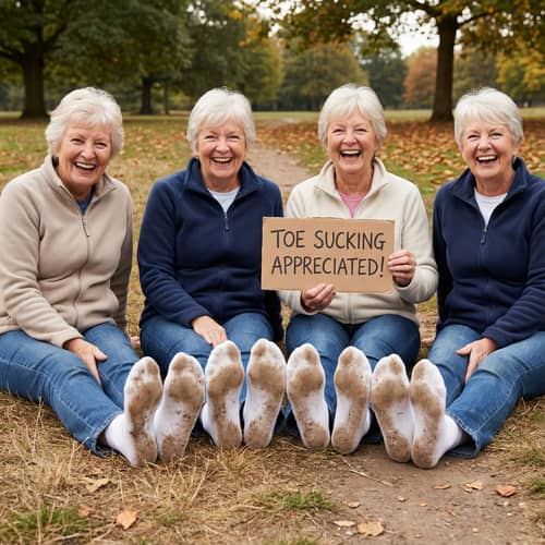 Playful Moments: Older Women Enjoying Life's Simple Joys Playful Moments: Older Women Enjoying Life's Simple Joys