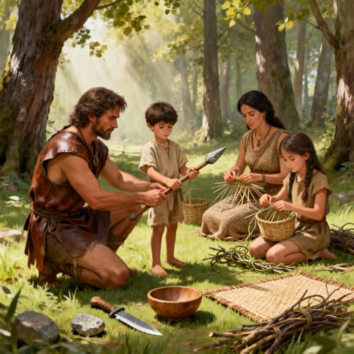 Peaceful Forest Family Gathering | Cooking & Learning Peaceful Forest Family Gathering | Cooking & Learning