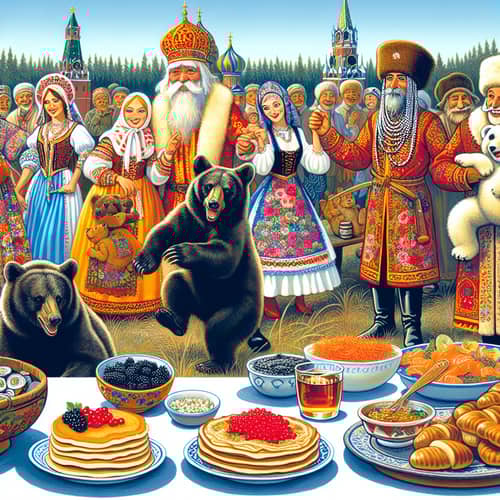 Russian Tradition: Bear Dances, Caviar Pancakes & More
