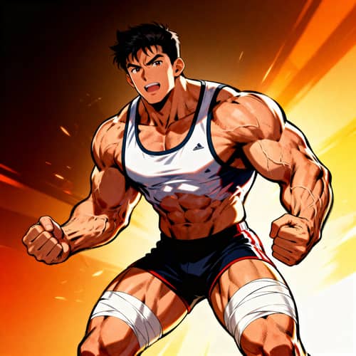 Intense Muscle Man Showcase - Fitness Inspiration